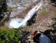 Waterfall and whirlpool on the Buller Pass trail