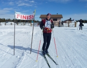 SkierBob at the finish