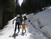 Learning to Ski on Elk Pass Trail