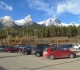 Canmore Nordic Centre parking lot