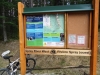 New kiosk and maps at Banff trailhead