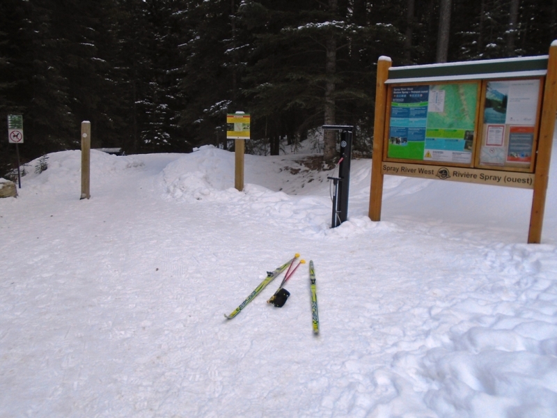 Spray river west  trailhead