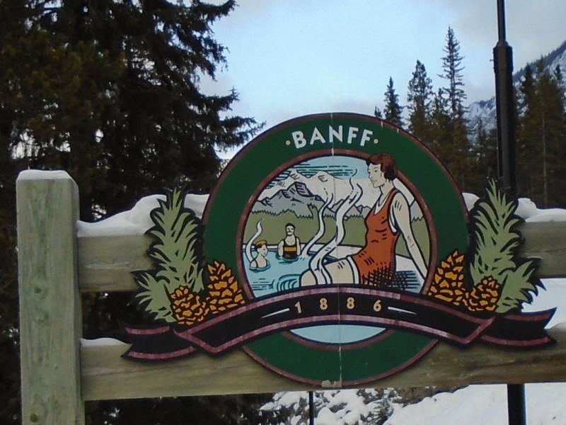 Banff hot springs