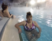 A dip in the Banff hot springs is a relaxing way to end the day