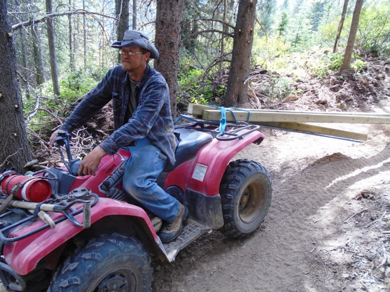 High Rockies trail