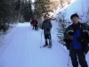 Snowshoers on the Skogan Screamer