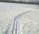 Eric's trail, trackset and ready for skiers