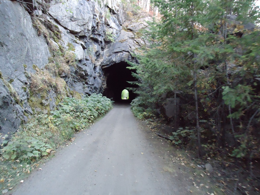 A tunnel between Eholt and Grand Forks