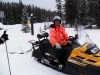 Tracksetter John always seems to be working. He shows up everytime we\'re at Lake Louise