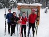 This group of SkiHere readers had just finished skiing Moraine Lake road