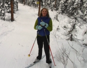 Michelle was skiing Fairview in the opposite direction