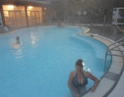 Banff Hot Springs wasn\'t crowded for once