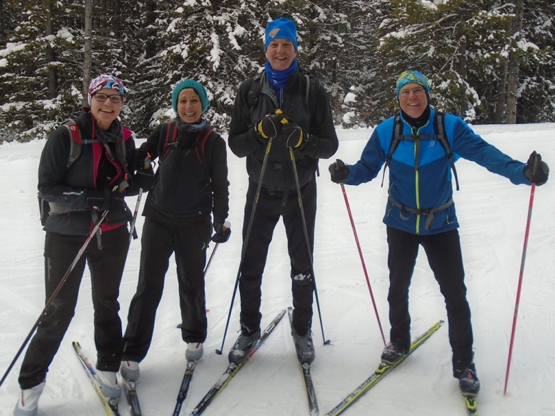 Skiers from Winnipeg