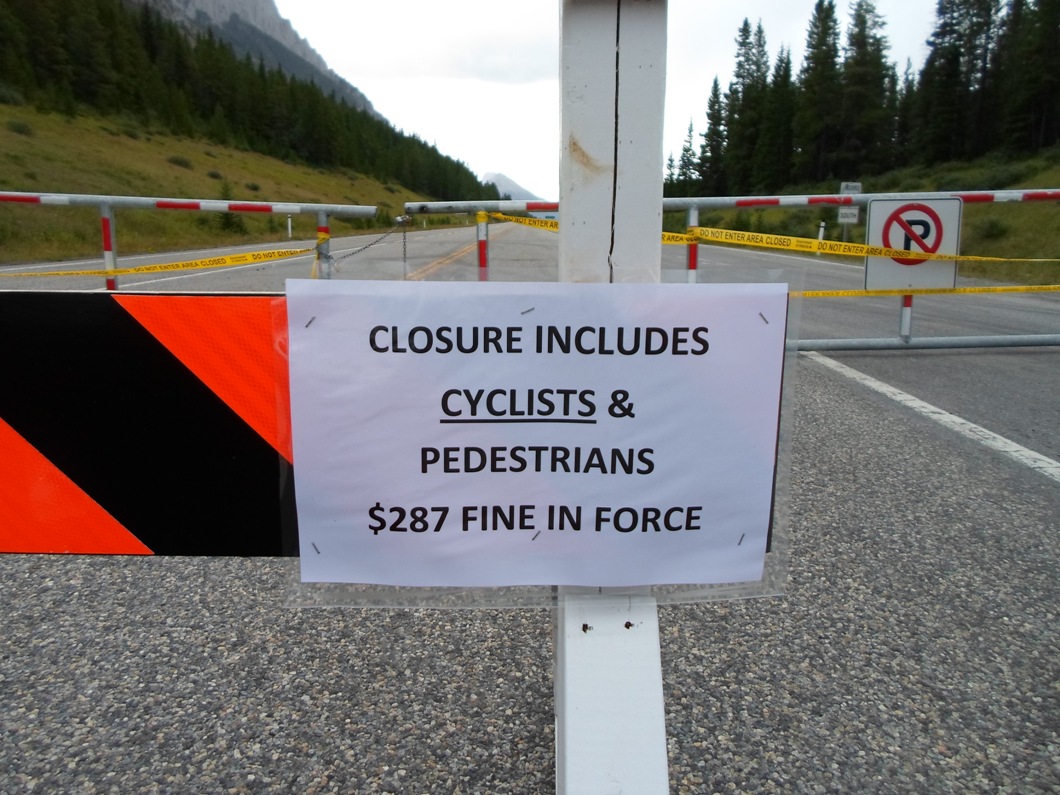 Hwy 40 is closed