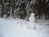 After climbing up Redearth Creek for 1K, you\'ll see this snowman