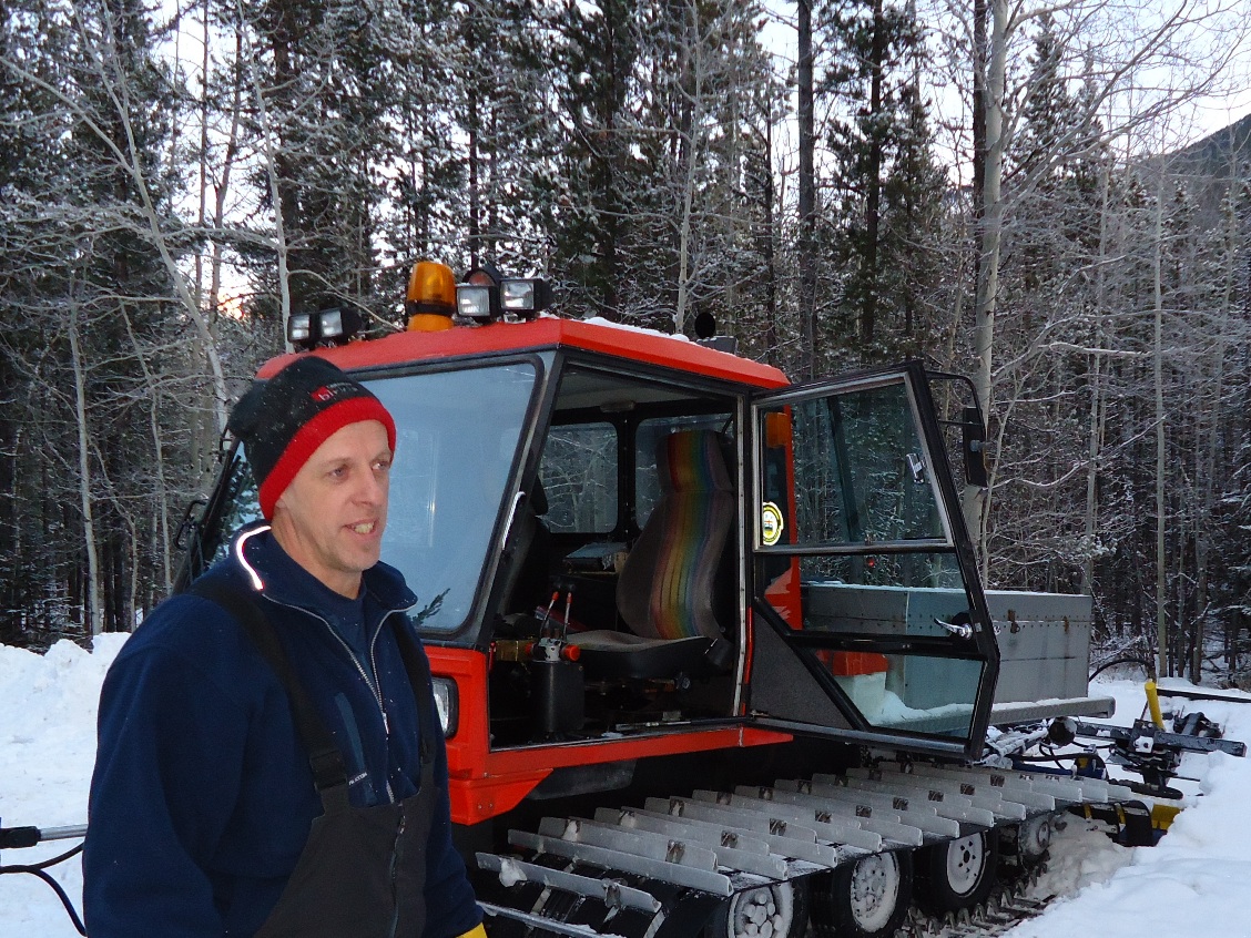 Tracksetter Jeff at Wedge Pond