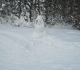 Snowman at Kovach Lookout