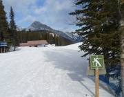 Look for the XC signs as you ski through Nakiska