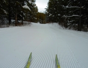 New corduroy means there will be new tracksetting tomorrow
