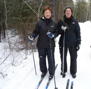 Katherine and Paul from PEI were enjoying the trails in Kananaskis