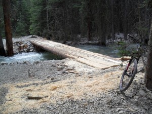 The new bridge over Lost Horse creek