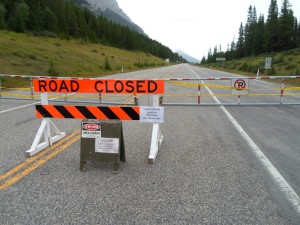 Highway 40 is still closed south of the winter gate