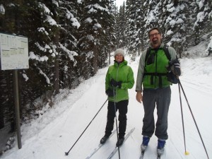 Lea and Dan had skied to the Kananaskis Fire Lookout and reported good conditions