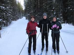Judy, Wayne and Sheila had been up to Blueberry hill on excellent conditions