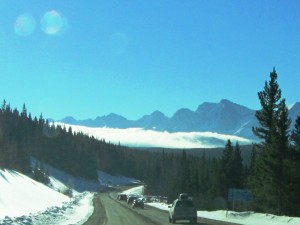 The hanging cloud over Elk pass