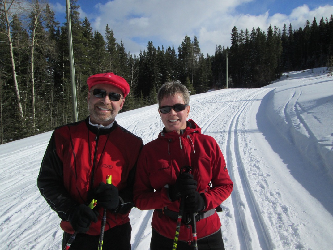 Wayne and Donna on the Banff trail loop