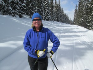 Cindy Anderson was enjoying the nice conditions on MLR