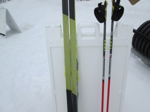 Grip zone of Zero skis 