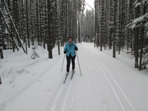 Diane was enjoying the conditions on Lynx