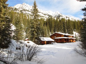 Sundance Lodge is at the end of the groomed trail