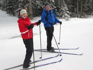 First-year skiers Laurie and Phil were heading down Packers. You can read their report on the Trip Reports page.  