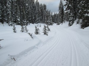 Nice conditions of Elk Pass