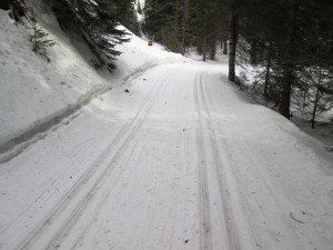 Conditions on the first 3K of Elk Pass were not good.