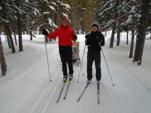 Darren and Kesa were taking Hendricks out for his first ever ski trip