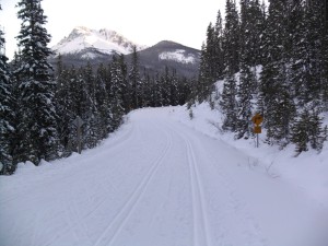 The curve at 7K on Moraine Lake road