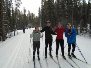 Excellent conditions today at Canmore Nordic Centre