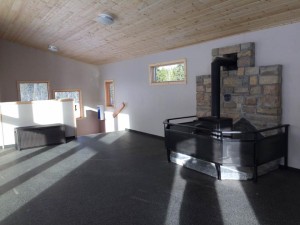 Warming hut at Canmore Nordic Centre