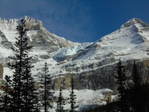 Lake O'Hara fire road is one of the most scenic ski trails 