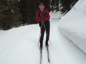 You'd think I'd be in better shape after skiing 20,000 kilometres! Thanks to Rod for the photo. 
