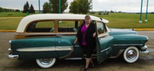 We went for a ride in this '54 Chev Belair at the Reynold's museum in Wetaskiwin