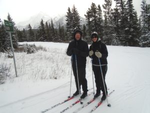 Byron and Shannon from Edmonton on Upper Bankhead