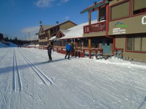 Conditions were excellent at the Canmore Nordic Centre